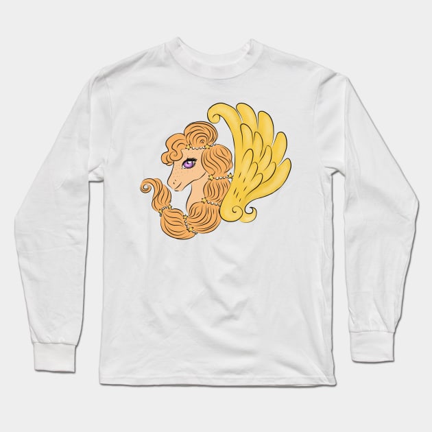Ginger star pony with freckles Long Sleeve T-Shirt by CintiaSand